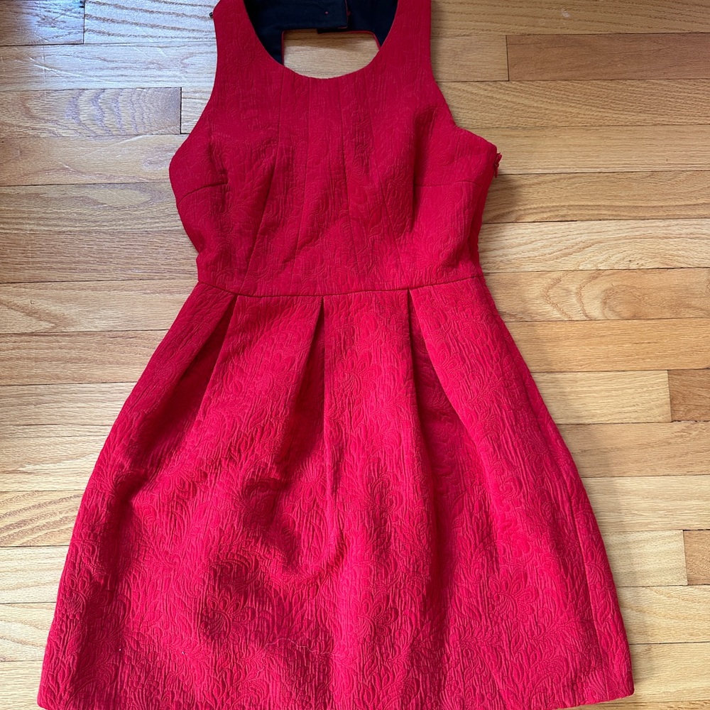 Anthropologie Moulinette Soeurs Red Mini cocktail Dress
